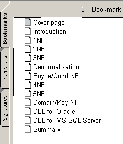 Database normalization