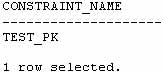 Enabling and disabling Oracle constraints