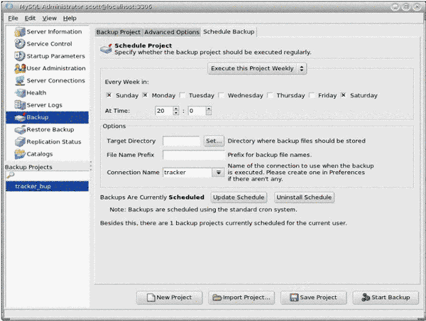 MySQL Backup