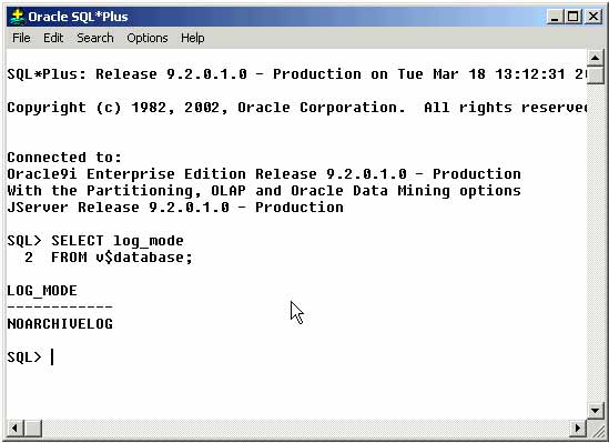 Oracle log files