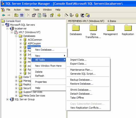 SQL Server backup