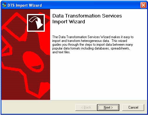 Import and export in SQL Server